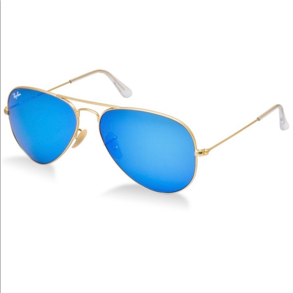 Raybans - Reflective Blue